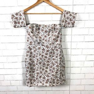 NEW NBD X REVOLVE Daisy Embroidered Mini Dress